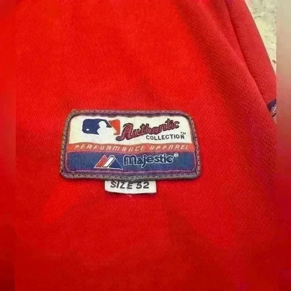 Red’s Authentic Collection Apparel Stitched Votto Jersey Size 52 - Picture 3 of 6